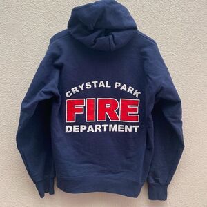 Crystal Park Volunteer Fire Department CPVFD Colorado CO Sweatshirt Medium Hanes